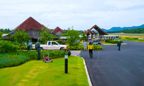 Samui Airport The Airport's Garden