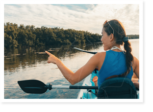 Kayaking in Phangan Island