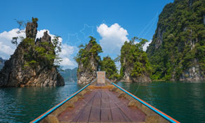 Ratchaprapha Dam The Scenery