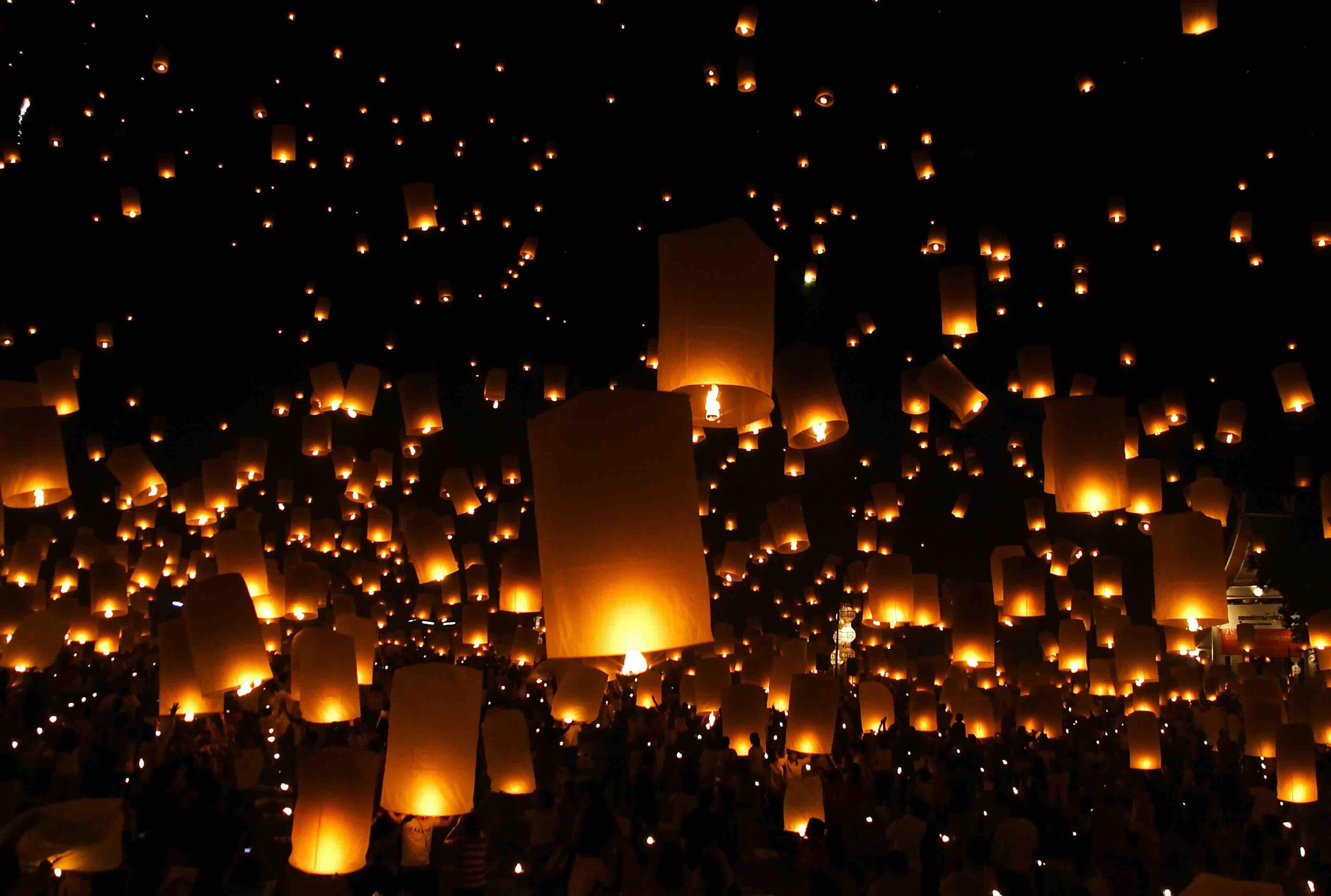 Yi Peng, a Lantern Festival in Thailand in 2025
